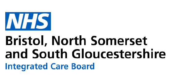 NHS Bristol, North Somerset and South Gloucestershire Intergrated Care Board logo